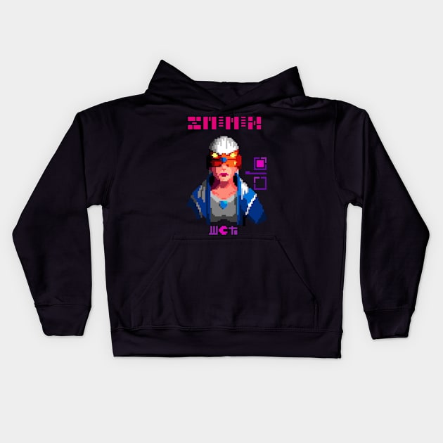 SH4M4N Kids Hoodie by visionvortex